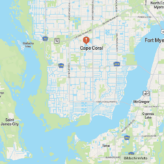 Cape Coral Florida Map