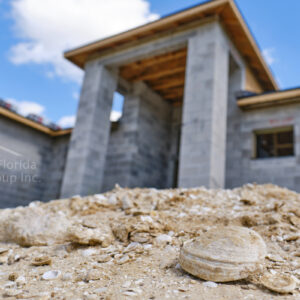 Construction Site Vacation Home Cape Coral Florida Entrance