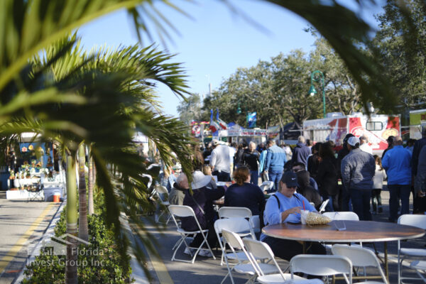 Cape Coral Art Festival People and Palms